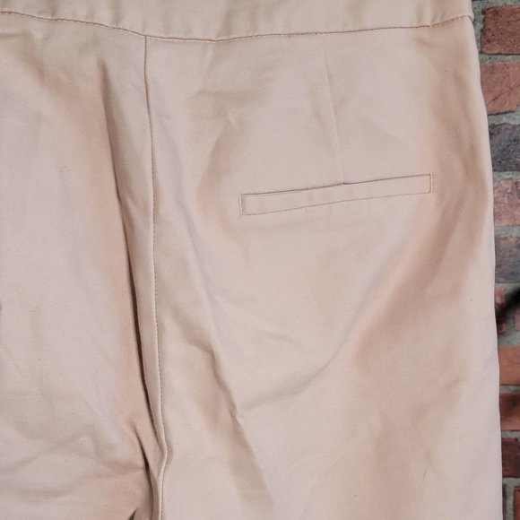 zara Slim Fit Tan Color Trousers For Women Size Small - Picture 6 of 8